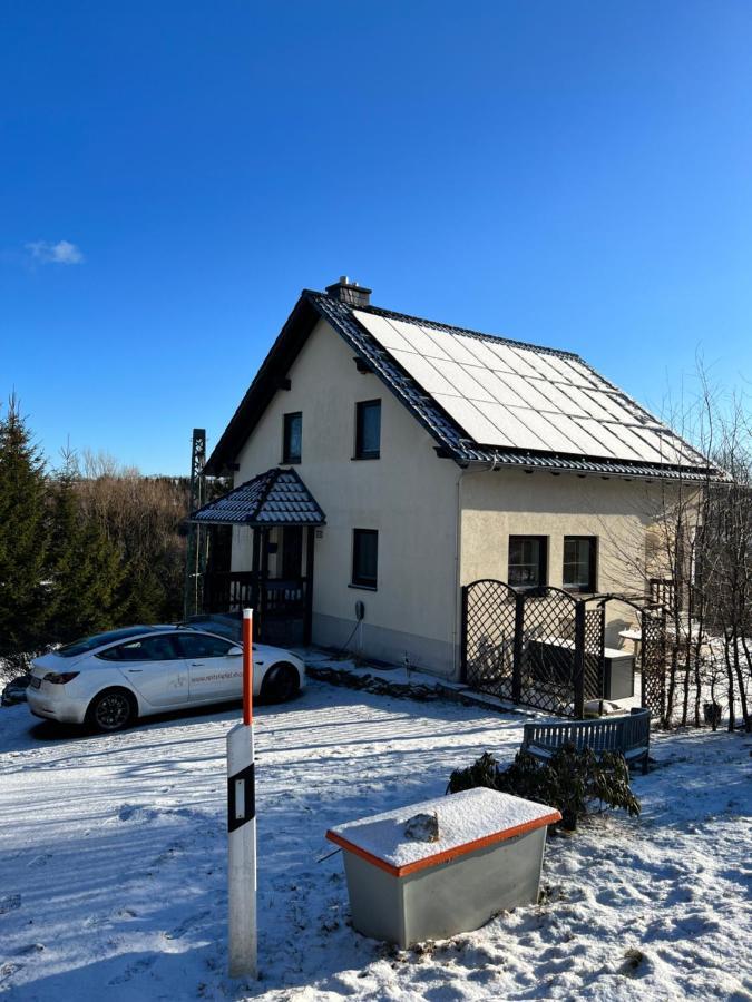 Luxus Ferienhaus Erzgebirge In Alleinlage Altenberg  Exterior foto